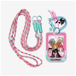 Porta-cartões da Série Lil Peach RiotLoading! da Pop Mart Caixa Surpresa