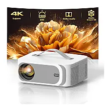 Projetor Smart Lisowod Branco 2500 ANSI 4K Movin 2.0 L61Pro 110V
