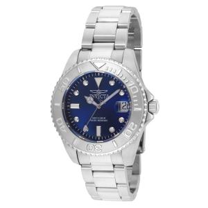 Relógio Feminino Pro Diver, Invicta 24632, Prata e Azul