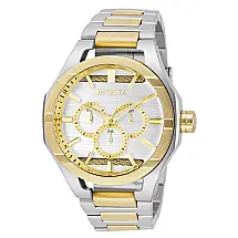 Relógio Masculino de Quartzo Bolt, Invicta 31832, Prata e Dourado