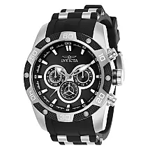 Relógio Masculino Speedway SCUBA, Invicta 25832, Preto e Prata
