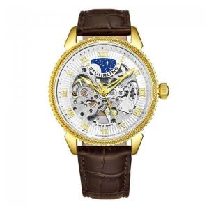Relógio Masculino Stuhrling Special Reserve 3983 Automático 40mm, Dourado