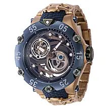 Relógio masculino Invicta Reserve Venom Cobra Automático , cáqui, azul 43932