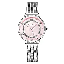 Relógio Feminino Stuhrling Symphony 3993 Quartz 34mm Prata Clássico Elegante e Resistente
