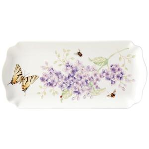 Travessa de 24 cm com Formato Retangular e Material de Porcelana, Lenox 885304, Branca Colorida