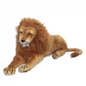 Pelúcia Leão 1,80 Metro de Comprimento com Design Realista para Crianças Acima de 3 Anos, Melissa & Doug