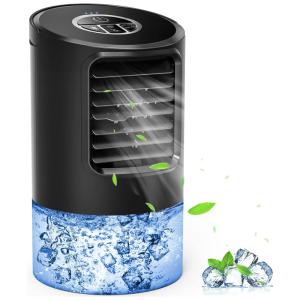 Climatizador Portátil 400mL com 3 Velocidades e LED, 110v, OVPPH, Preto