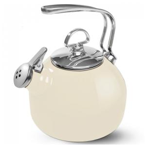 Chantal 37 18S AL Chaleira de Chá 1.8L com Apito, Aço Inoxidável,Creme
