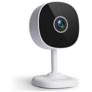 Câmera de Segurança Interna 1080p com Visão Noturna e Detecção de Movimento, Konnek Stein ePRO CC01, Branca