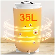 Aquecedor de Toalhas AKIRES para Banheiro 450W, Aquecedor de Cobertores, Bucket de Toalhas de Luxo, Desligamento Automático, Timer Ajustável
