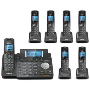 Telefone sem Fio com Secretária Eletrônica, 2 Unidades, VTECH, Preto