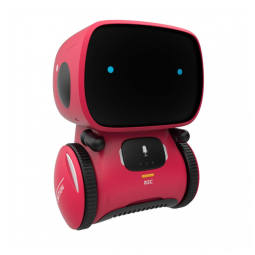 GILOBABY Robô Interativo com Sensor de Toque, Controle de Voz, Reconhecimento de Fala, Canta e Dança, 4 a 7 Anos, 98K Robot, Rosa