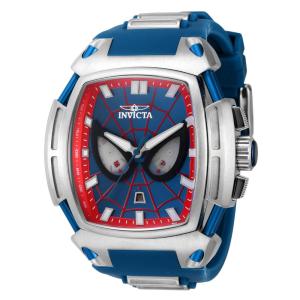Relógio Masculino Analógico de Quartzo 53mm, Invicta Marvel Spiderman 42042, Azul