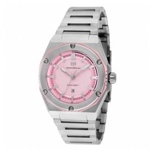 Relógio Feminino TechnoMarine Coral Coral Legacy 36mm, Aço TM416042