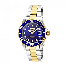 Relógio Masculino Automático Pro Diver, Invicta 17042, Prata, Dourado e Azul
