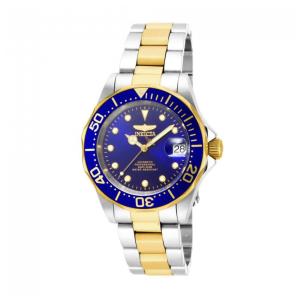 Relógio Masculino Automático Pro Diver, Invicta 17042, Prata, Dourado e Azul