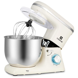 COSVALVE Batedeira de Bancada 7L com 6 Velocidades, Aço Inoxidável, 660W, 110V, Branca