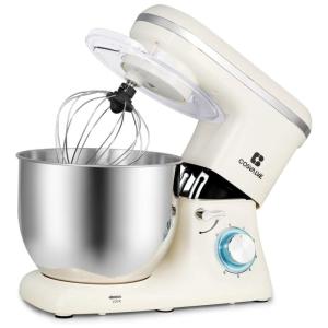 COSVALVE Batedeira de Bancada 7L com 6 Velocidades, Aço Inoxidável, 660W, 110V, Branca