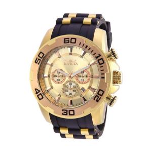 Relógio Masculino Pro Diver SCUBA, Invicta ZG 22342, Preto e Dourado