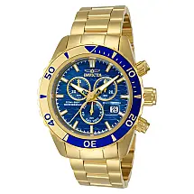 Relógio Masculino Pro Diver, Invicta 14342, Dourado e Azul