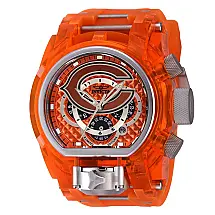 Relgio masculino NFL Chicago Bears - 52 mm. Ao. Laranja 41542