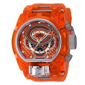 Relgio masculino NFL Chicago Bears - 52 mm. Ao. Laranja 41542
