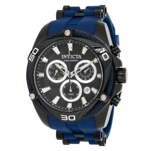Relgio masculino Bolt Swiss Ronda Z60 FE calibre - 50 mm. Azul escuro. Preto 44542