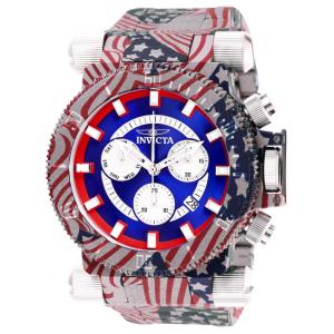 Relógio Masculino Coalition Forces, Invicta 26642, Vermelho, Branco e Azul