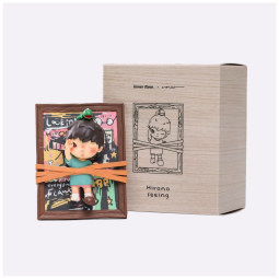 Hirono Seeing Figure - Figura de coleção da Pop Mart Caixa Surpresa