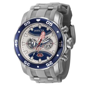 Relgio masculino MLB Los Angeles Dodgers - 48 mm. Ao. Cinza 42842