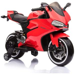 Fit Right Moto Elétrica 1 Assento 12V, com Luzes de LED, MP3, Vermelha