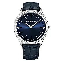 Relógio Masculino Stuhrling Silhouette 3984 Quartzo 41mm, Azul