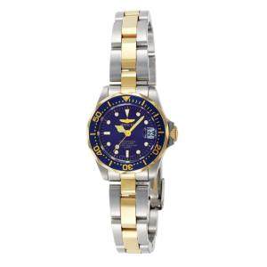 Relógio Feminino Pro Diver, Invicta 8942, Prata e Dourado