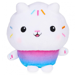 Pelúcia Cakey Cat para Crianças a partir de 3 anos, GABBYS DOLLHOUSE 6062325, Branco