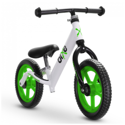 Bicicleta sem Pedal de Alumínio Leve para Crianças de 2 a 5 Anos, Bixe, Verde