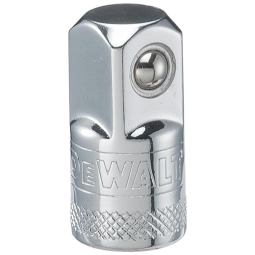 Ferramenta Automotiva Adaptador de Acionamento 1, 4 1, 4 A 3, 8 Aço Cromo, DEWALT DWMT86002B, Prateado