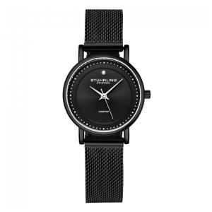 Relógio Feminino Stuhrling Elite 4005 Quartzo 29mm, Preto Clássico