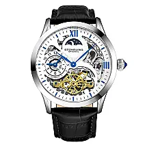 Relógio Masculino Stuhrling Reserve 571 Automático 44mm, Preto