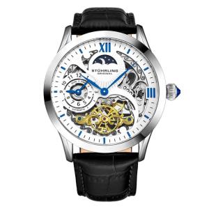 Relógio Masculino Stuhrling Reserve 571 Automático 44mm, Preto