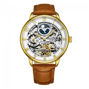 Relógio Masculino Stuhrling 3925.2 Automático 40mm, Marrom