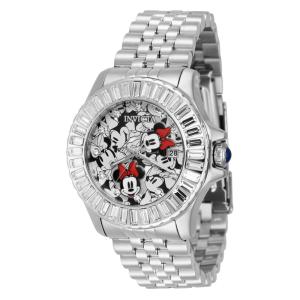 Relgio feminino de edio limitada da Disney Minnie Mouse - 38 mm. Ao 41352