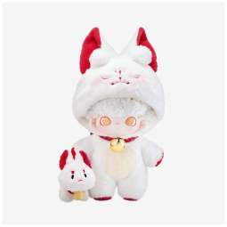 Boneco de Algodão Raposa Espiritual DIMOO 40cm da Série Ninguém Vai Dormir Esta Noite Pop Mart