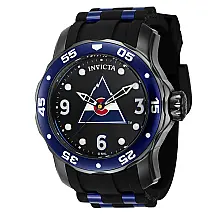 Relógio Masculino NHL Colorado Avalanche, Invicta ZG42652, Preto e Azul
