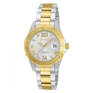 Relógio Feminino Pro Diver, Invicta 12852, Prata e Dourado