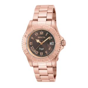 Relógio Feminino de Quartzo Angel, Invicta 16852, Ouro Rosa
