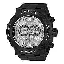 Relógio Masculino SHAQ 0,39 quilates com Diamante Suíço Ronda 5030D Calibre, Invicta 33952, Preto