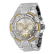 Relógio Masculino Analógico de Quartzo 52mm, Invicta Bolt 38952, Prata