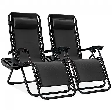Conjunto de 2 Cadeiras Reclináveis