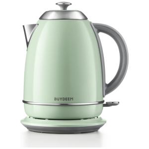 K640 Chaleira Elétrica 1.7L com Desligamento Automático e Proteção de Fervura, 1440W, 110v, BUYDEEM, Verde