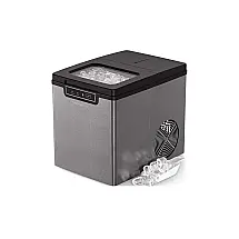 Máquina de Gelo Produz 12kg, Dia 9 Cubos, 8 10min, Aço Inox, 110v, VREMI VRM010636N, Preto